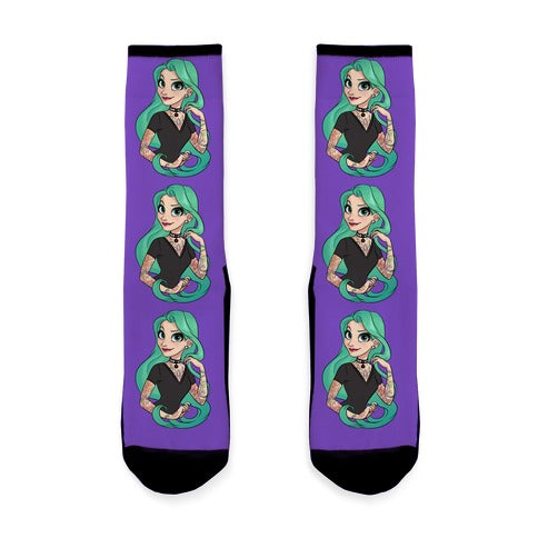 Punk Rapunzel Socks